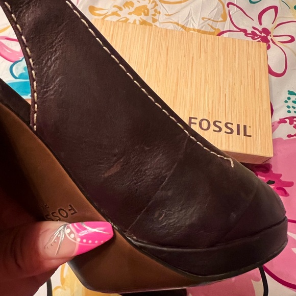 Fossil Peep Toes - Picture 9 of 14
